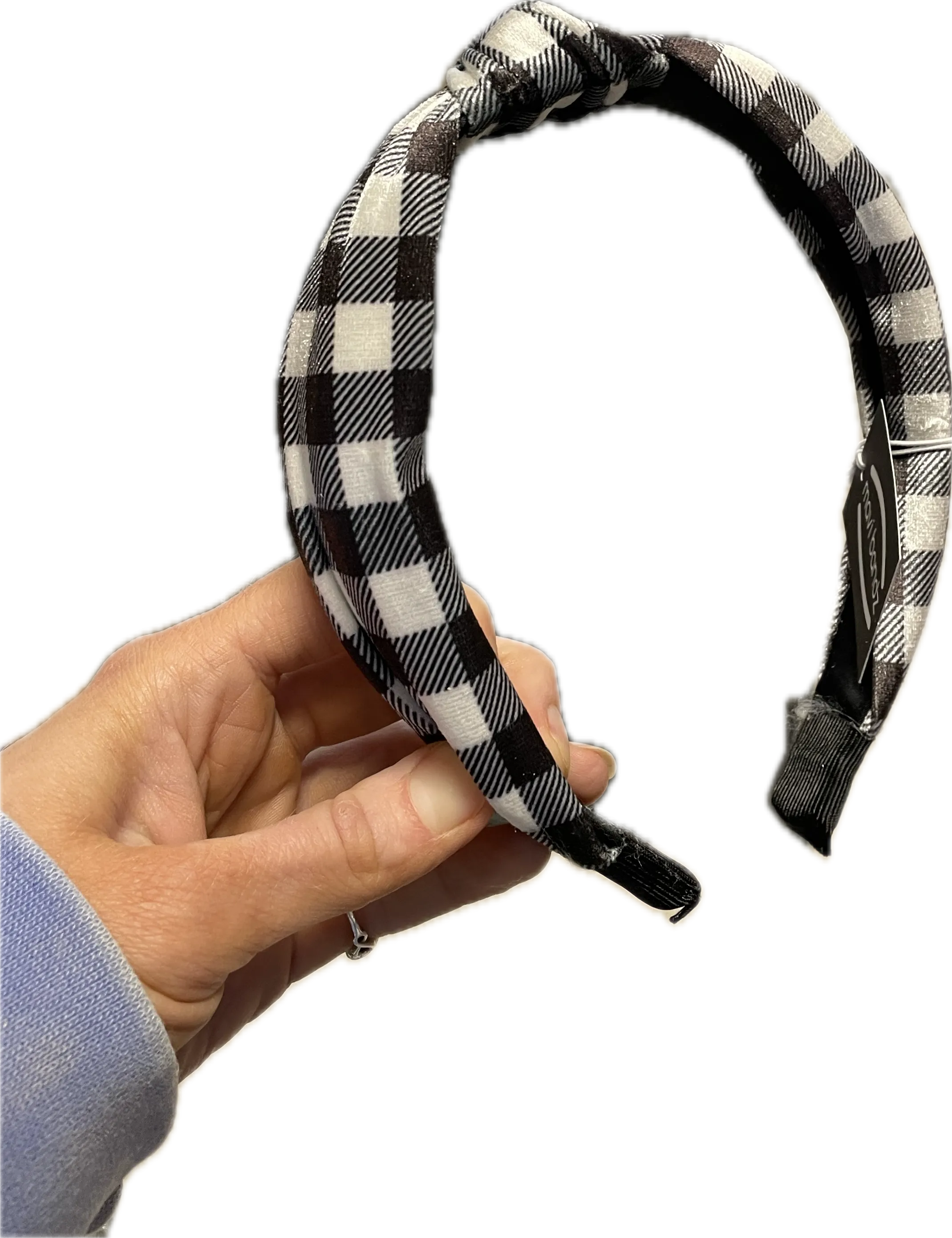 Knot Headband - Buffalo Plaid