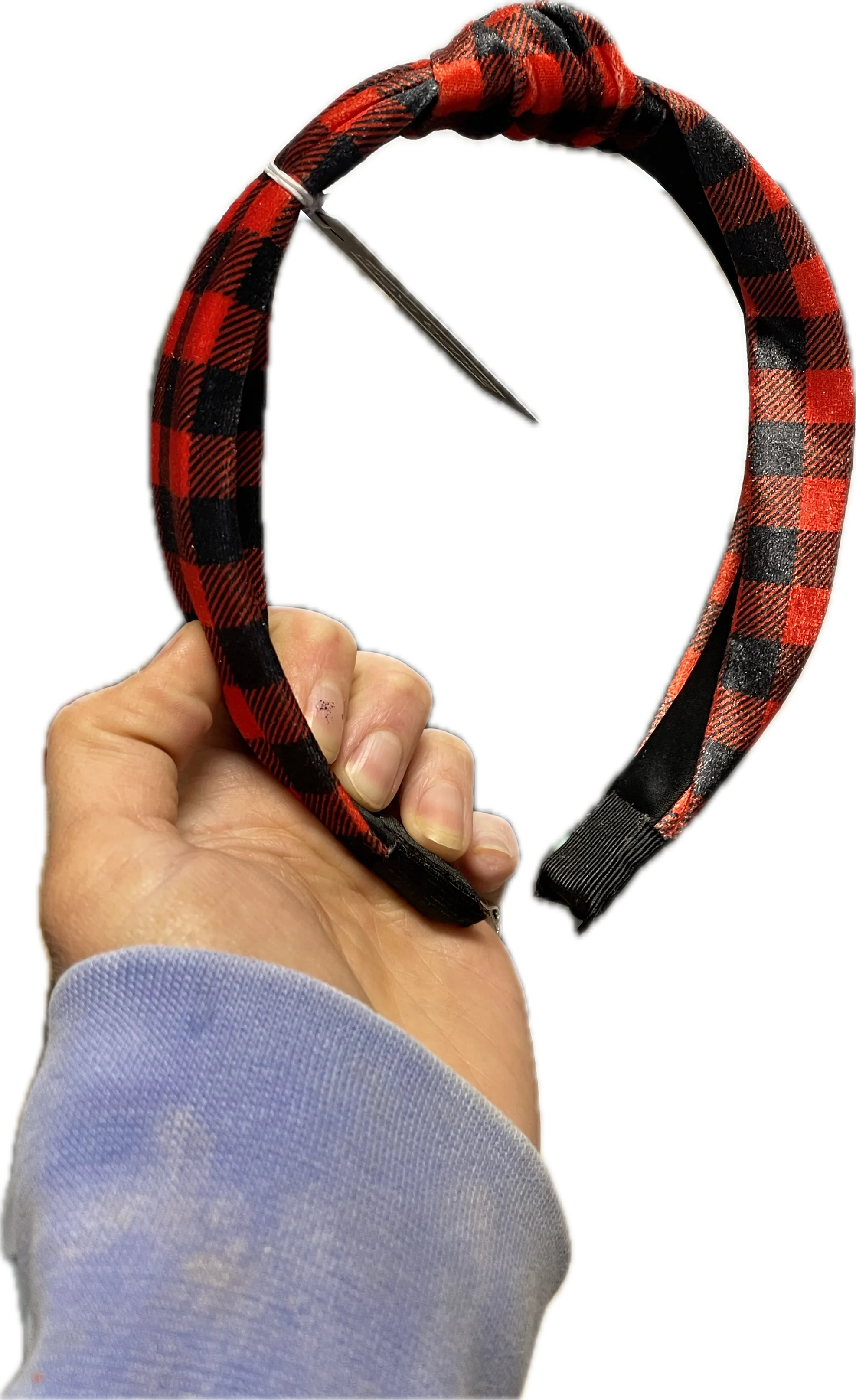 Knot Headband - Buffalo Plaid