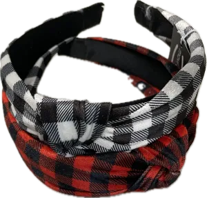 Knot Headband - Buffalo Plaid