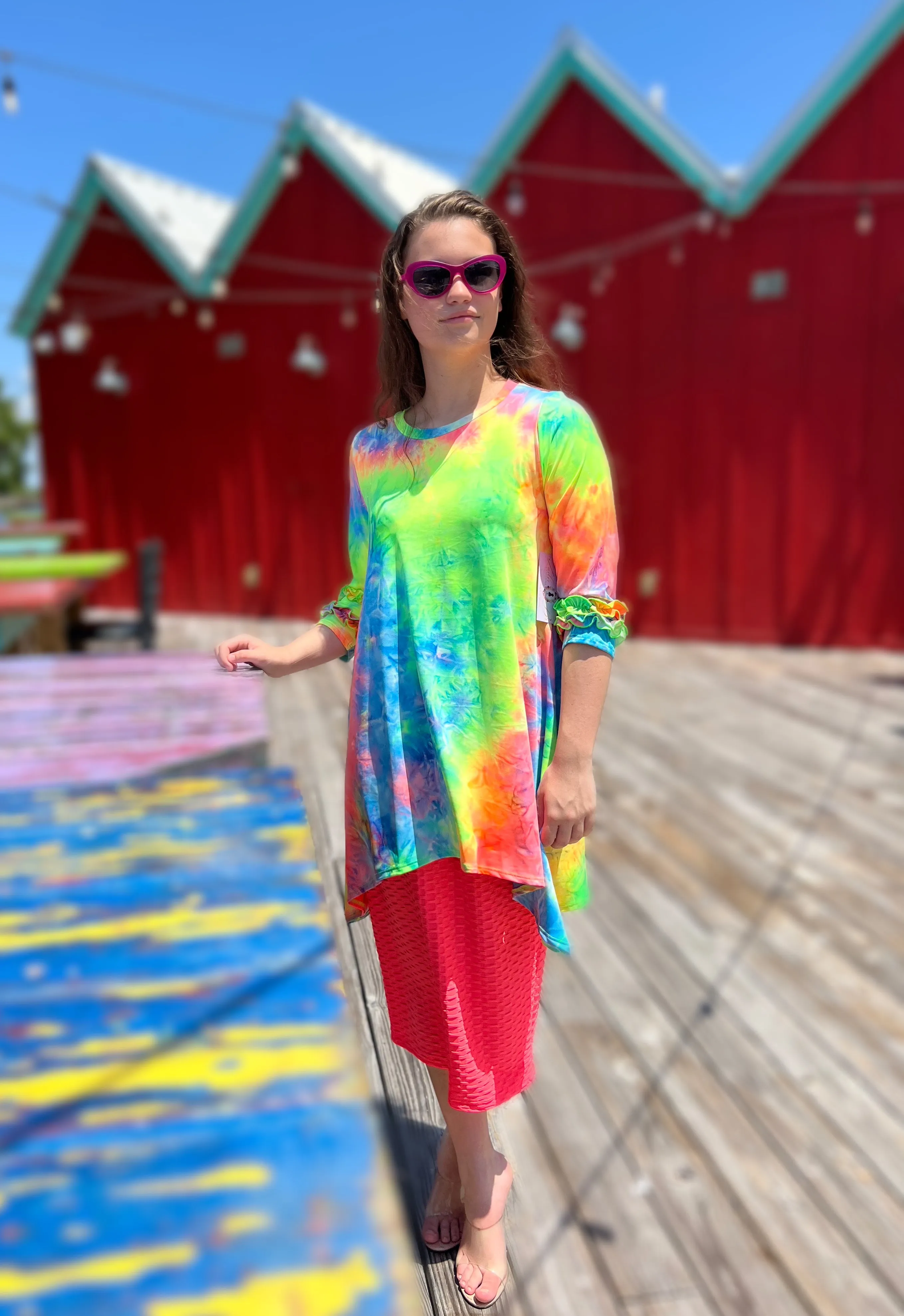 Kyla Ruffle Tunic