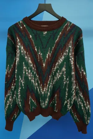 (L) Vtg Chapel Hill Knit Sweater