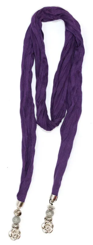 Ladies Flower Design Pendants Fashion Scarf Wholesale