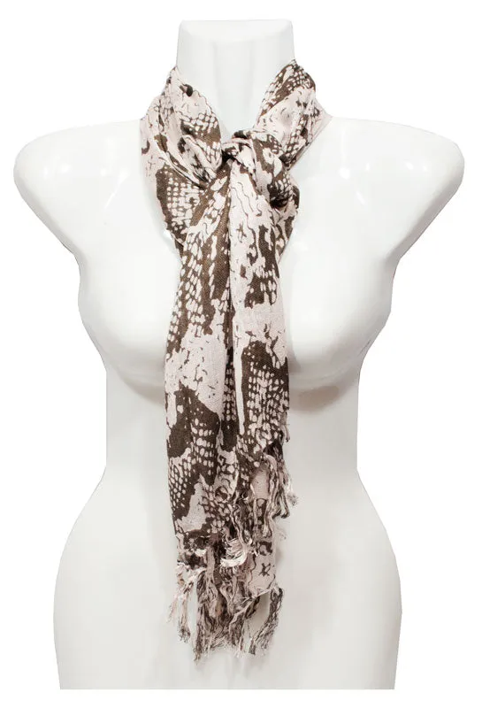 Ladies Printed Fashion Fall / Spring Scarves Wholesale