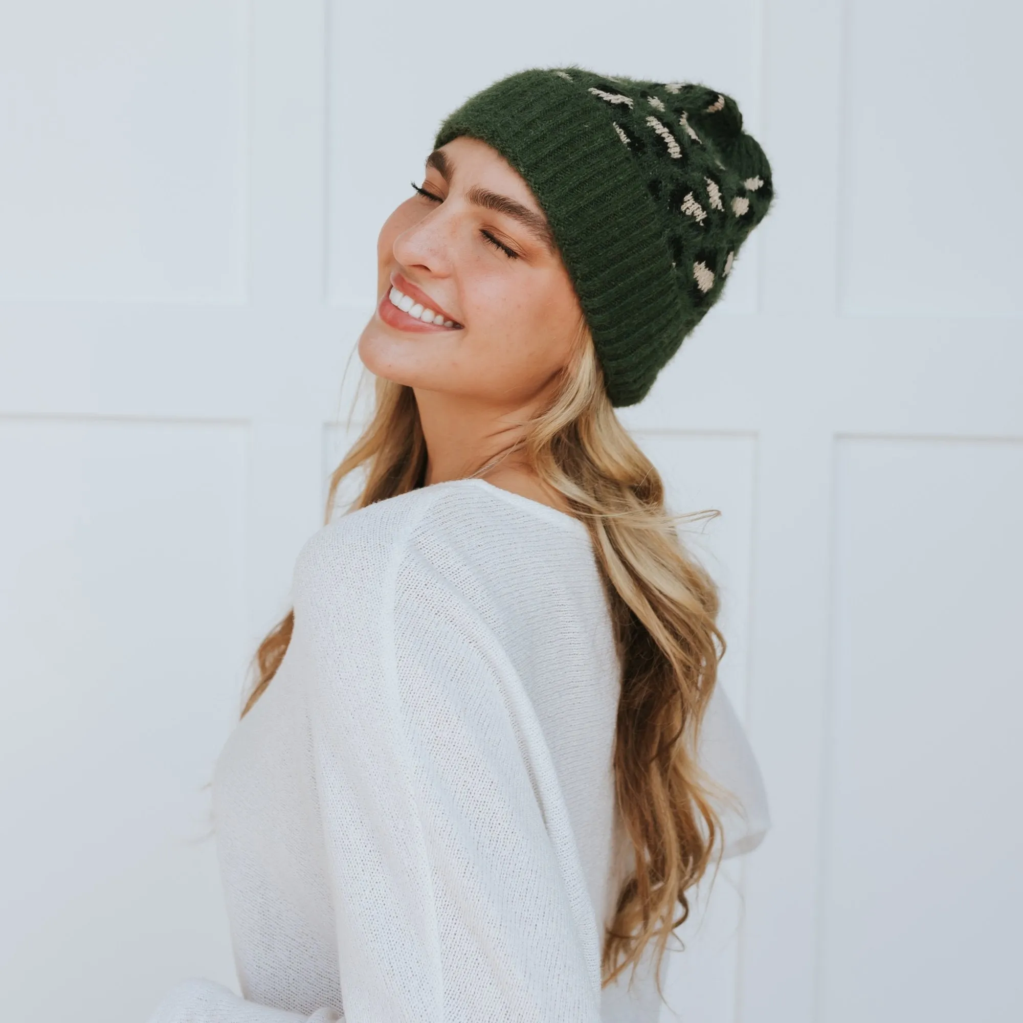 LaLa Leopard Beanie