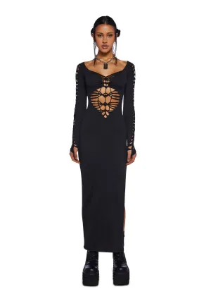 Late Night Slay Maxi Dress