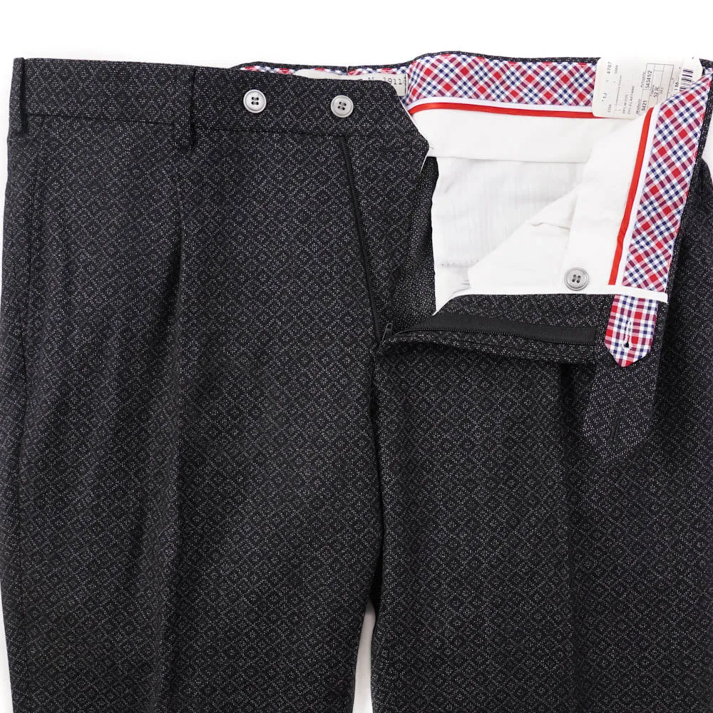 L.B.M. 1911 Diamond Jacquard Wool Pants