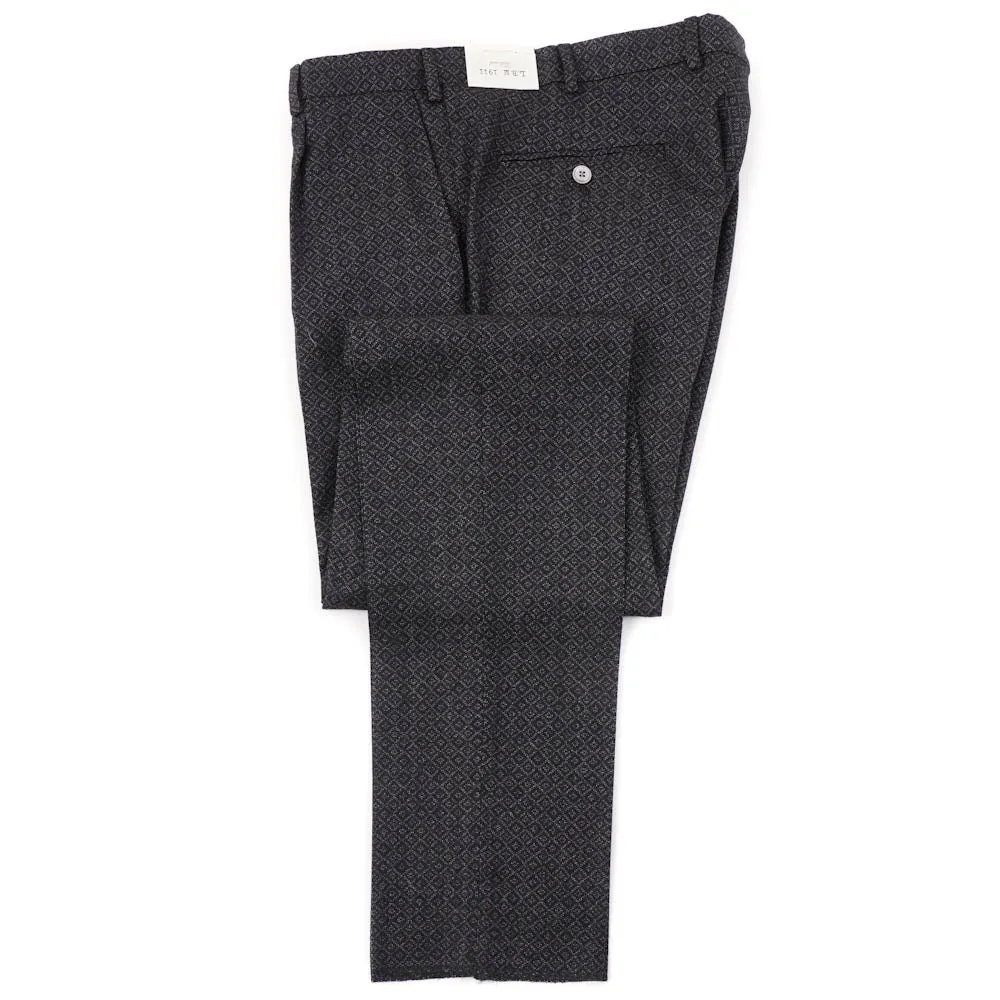 L.B.M. 1911 Diamond Jacquard Wool Pants