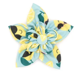 Lemons Dog Collar Flower