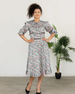 Lola Fall Floral Printed Blouse
