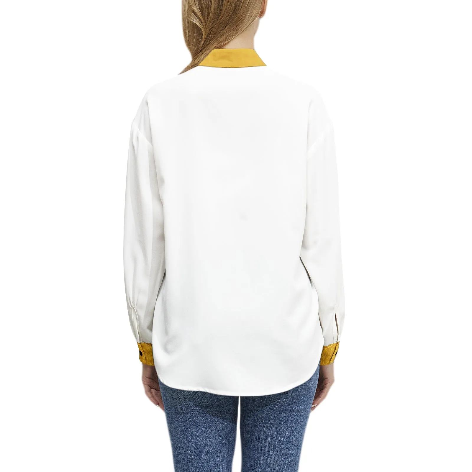 Long Sleeve Button Up Casual Shirt Top