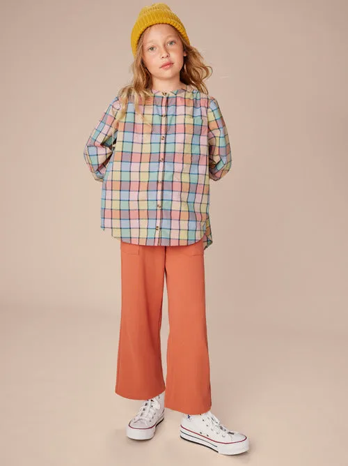 Long Sleeve Button Up Tunic