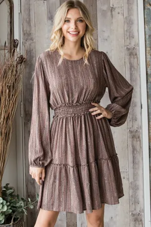 Long Sleeve Peasant Dress
