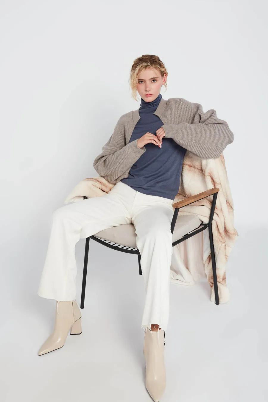 Look By M Knit Bolero Cardigan MSF3185
