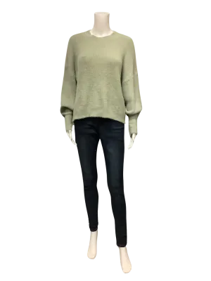 Love Tree Women's Top Sweater Green Size: L