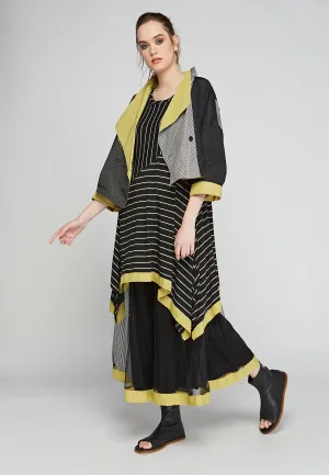 Luukaa Black Striped Jersey Tunic