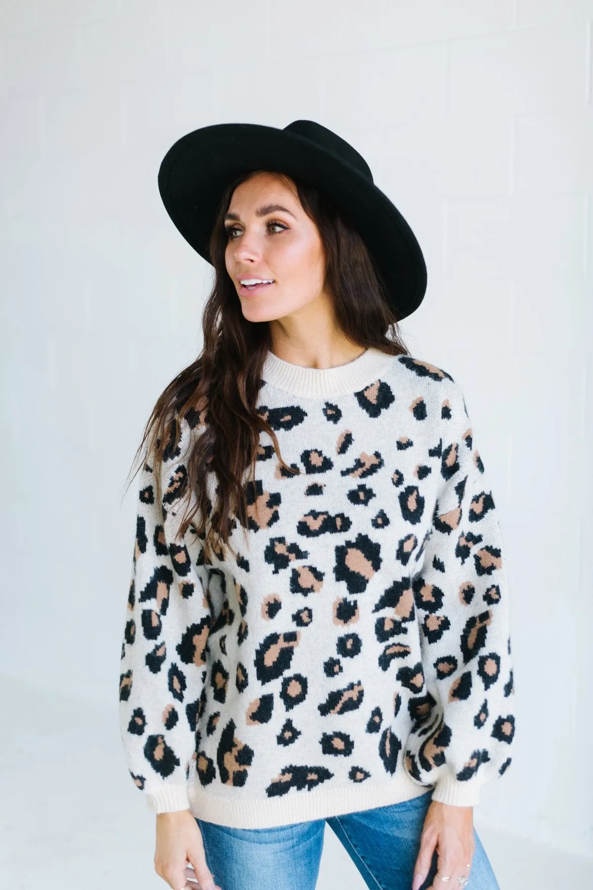 Lux Animal Print Sweater