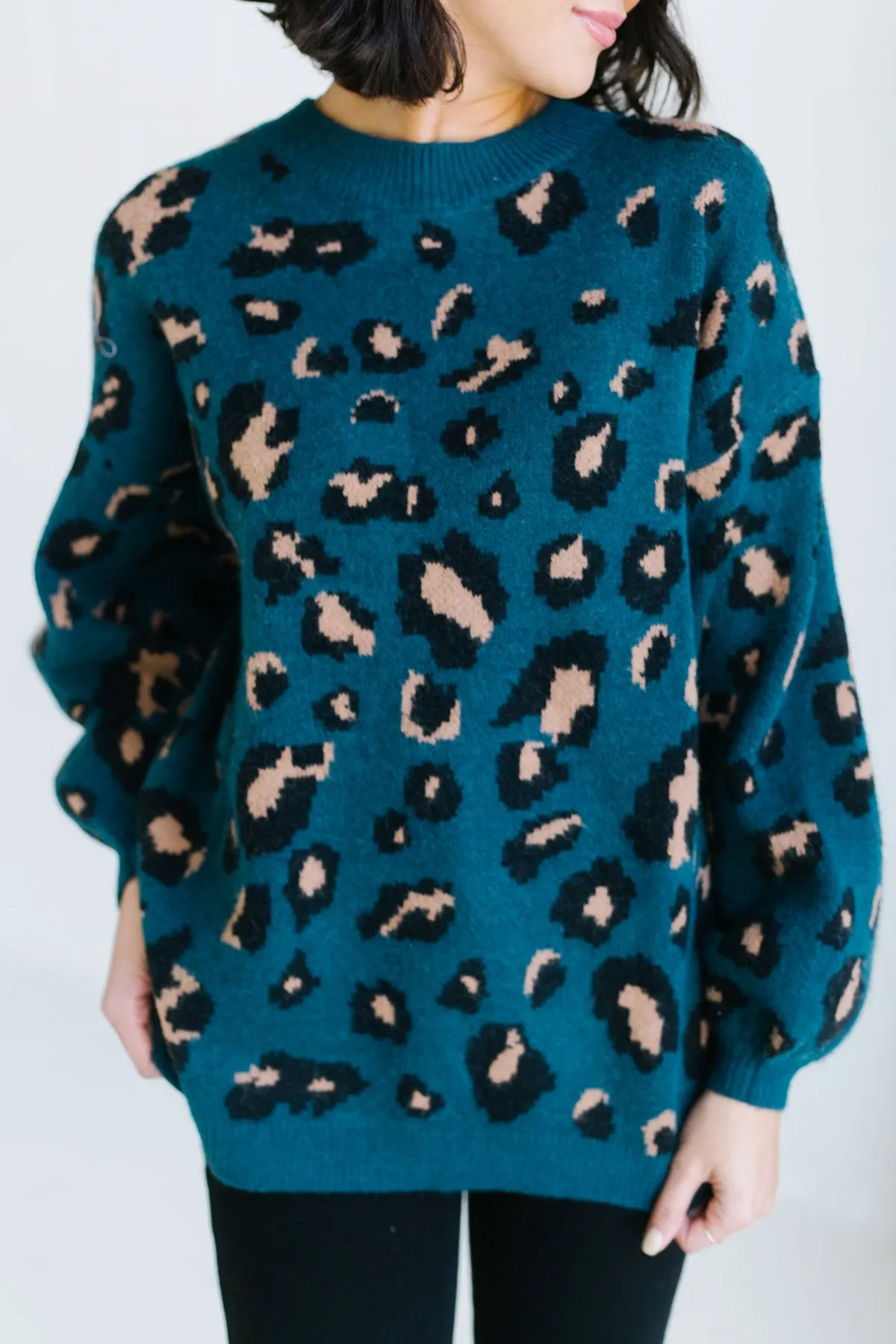 Lux Animal Print Sweater