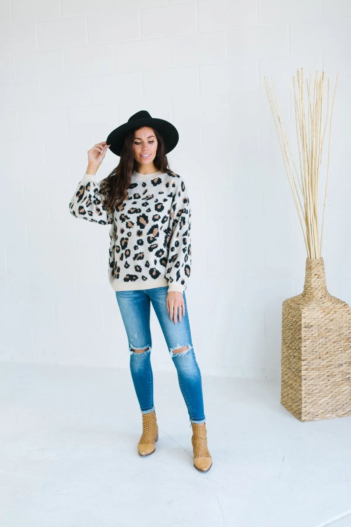 Lux Animal Print Sweater