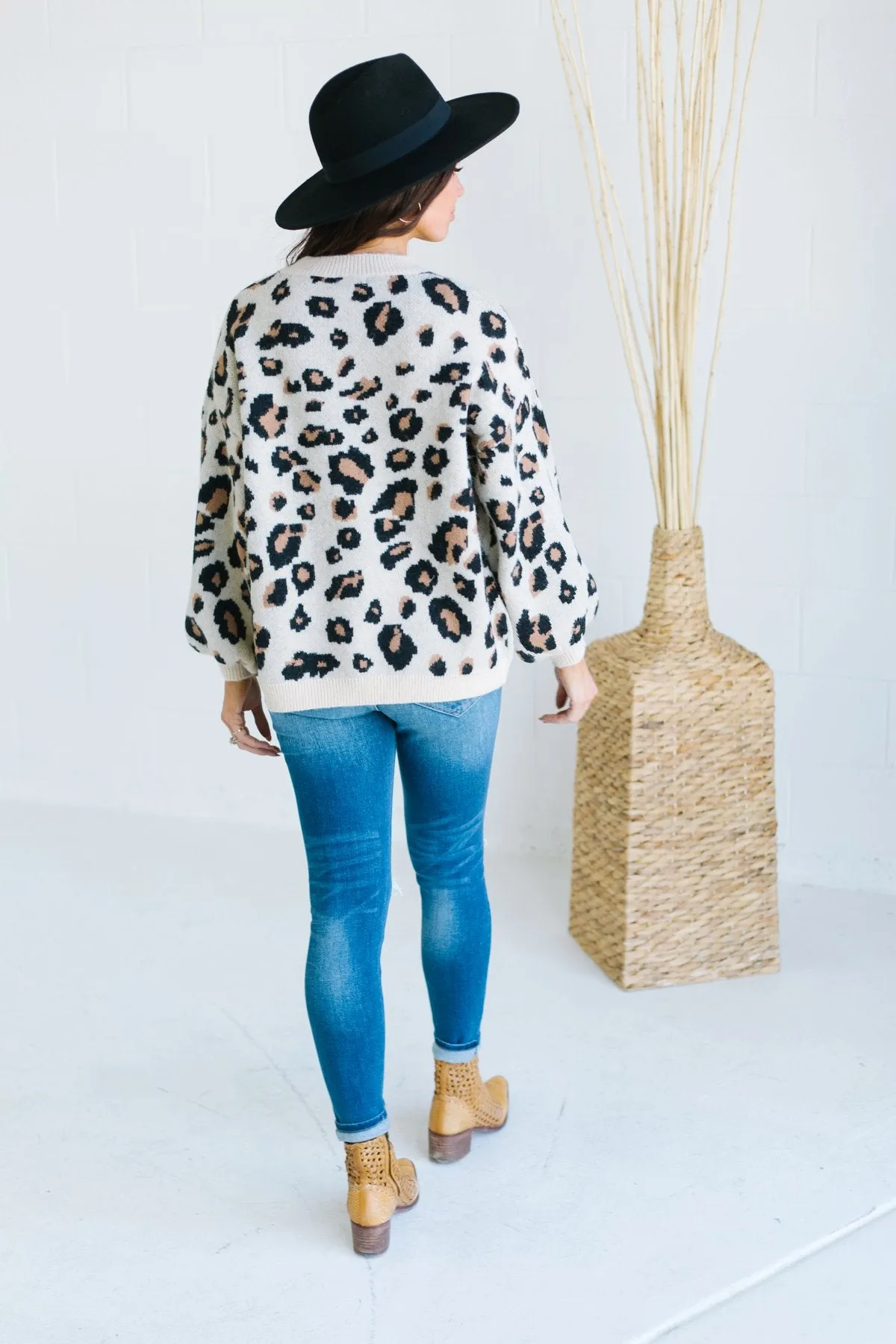 Lux Animal Print Sweater