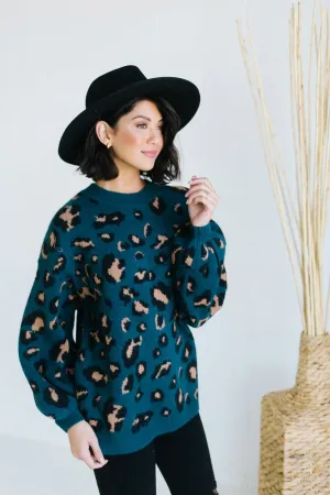 Lux Animal Print Sweater
