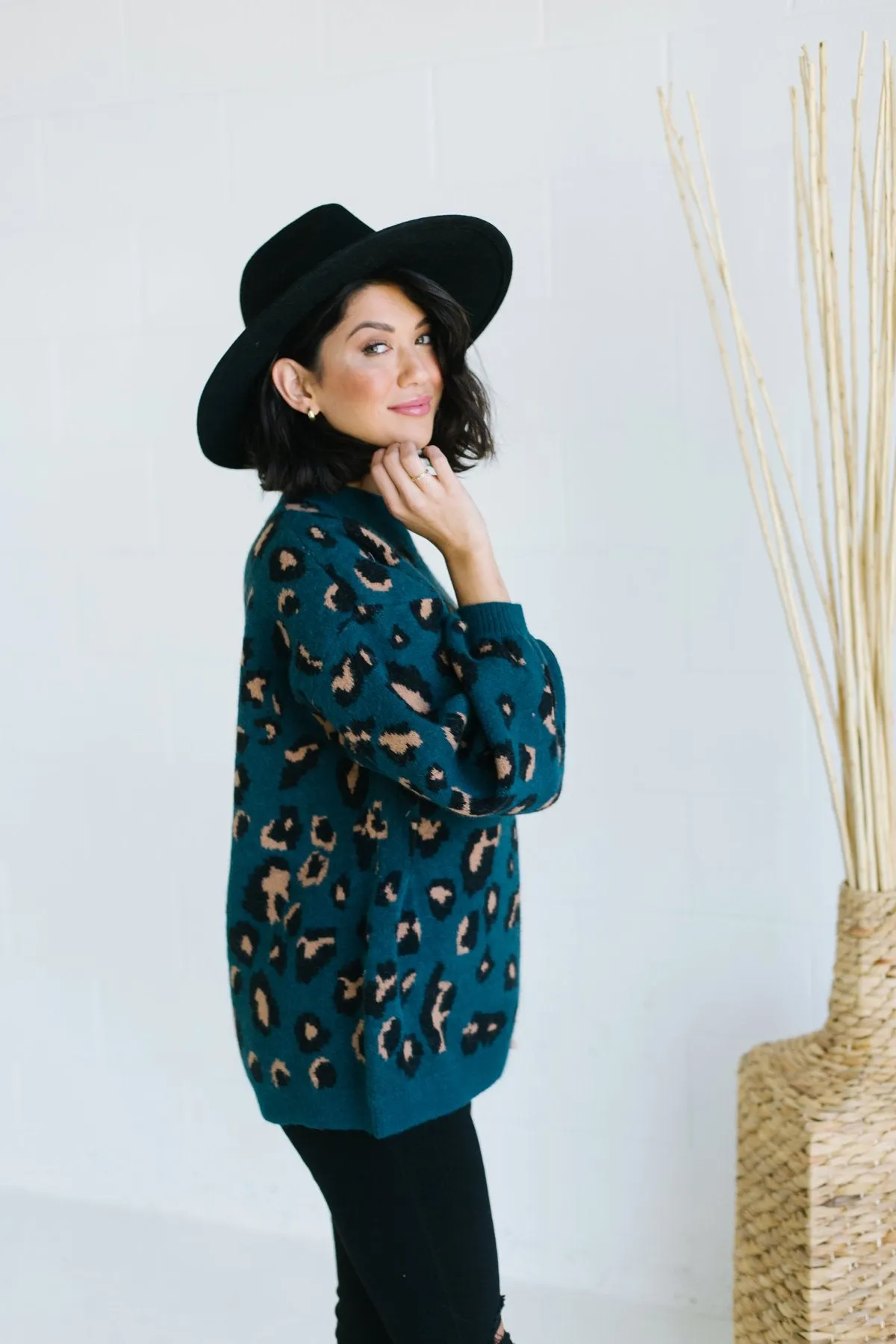 Lux Animal Print Sweater