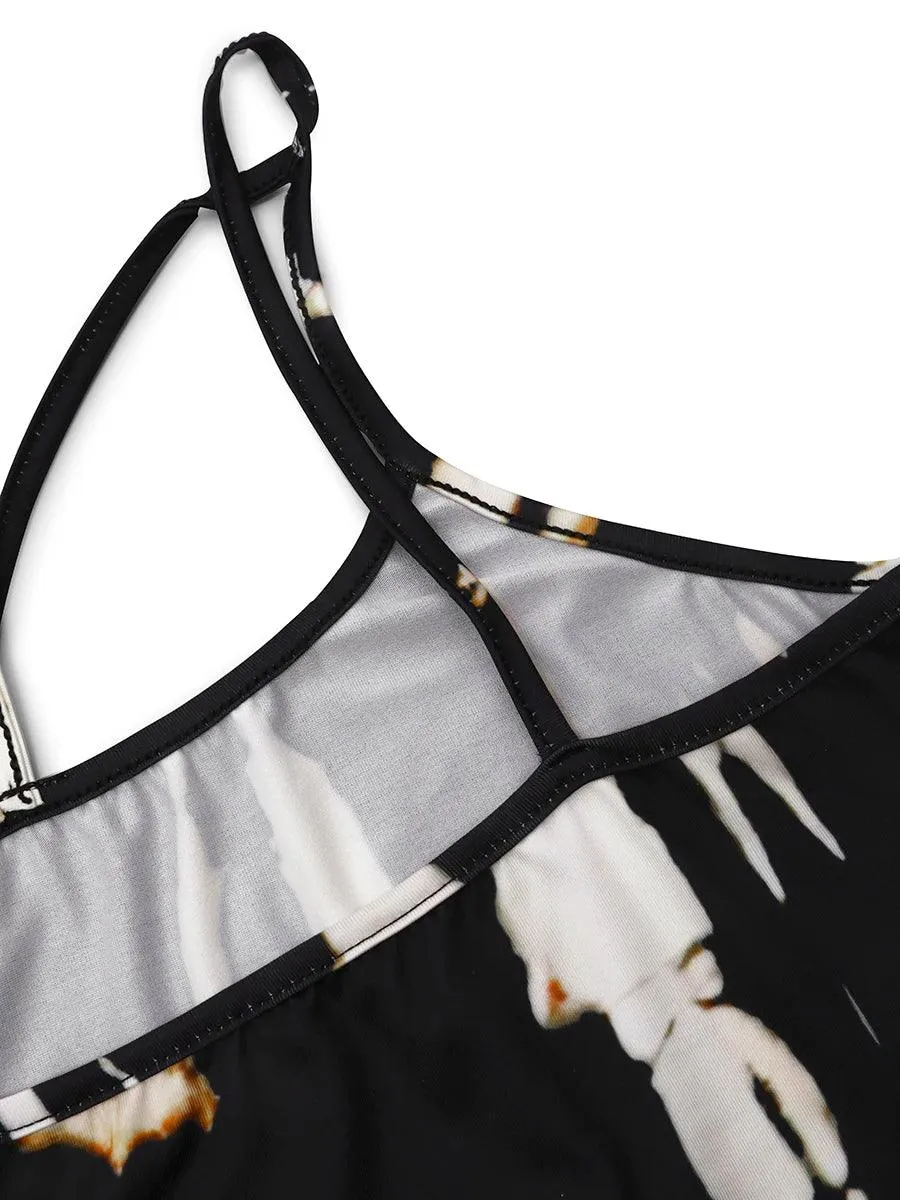 LW Plus Size Tie Dye Bodycon Cami Dress