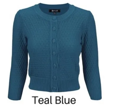 MAK Cropped Crew Neck Cardigan (Various Colours)