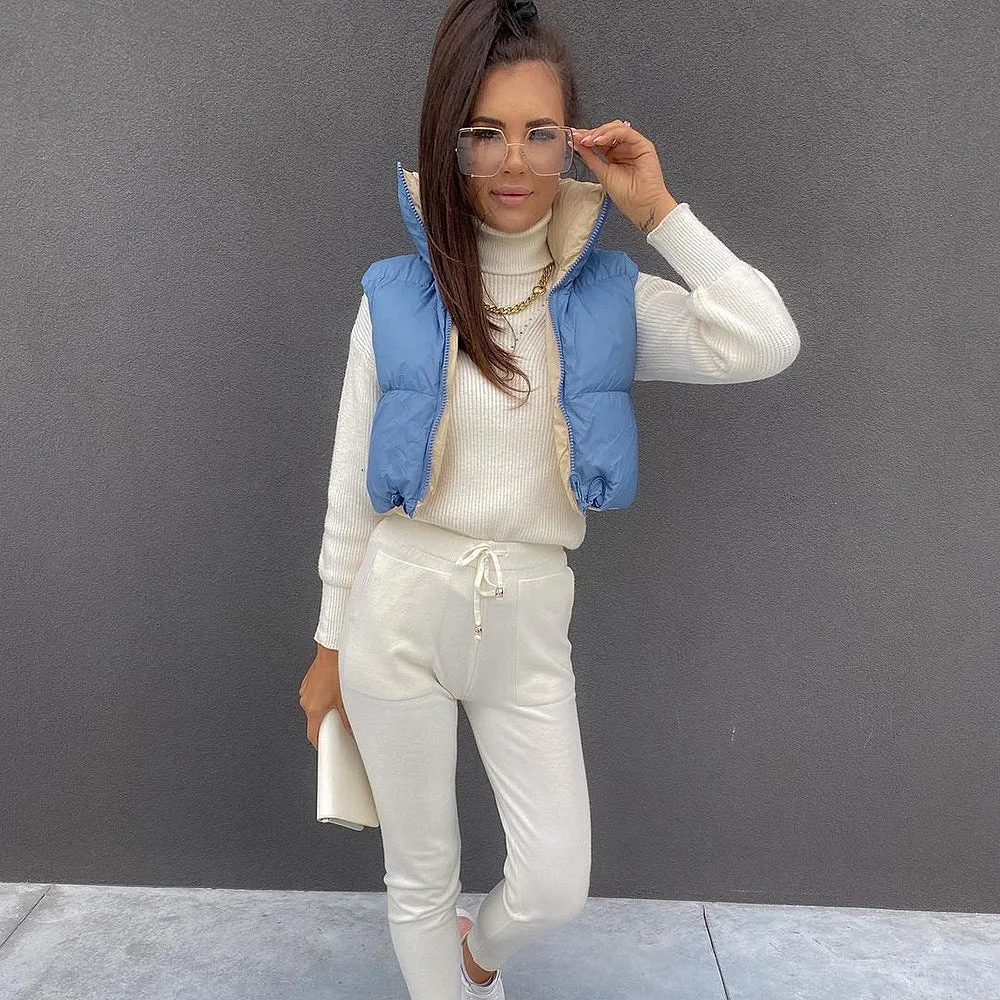 “Make a Statement” Reversible Puffer Vest