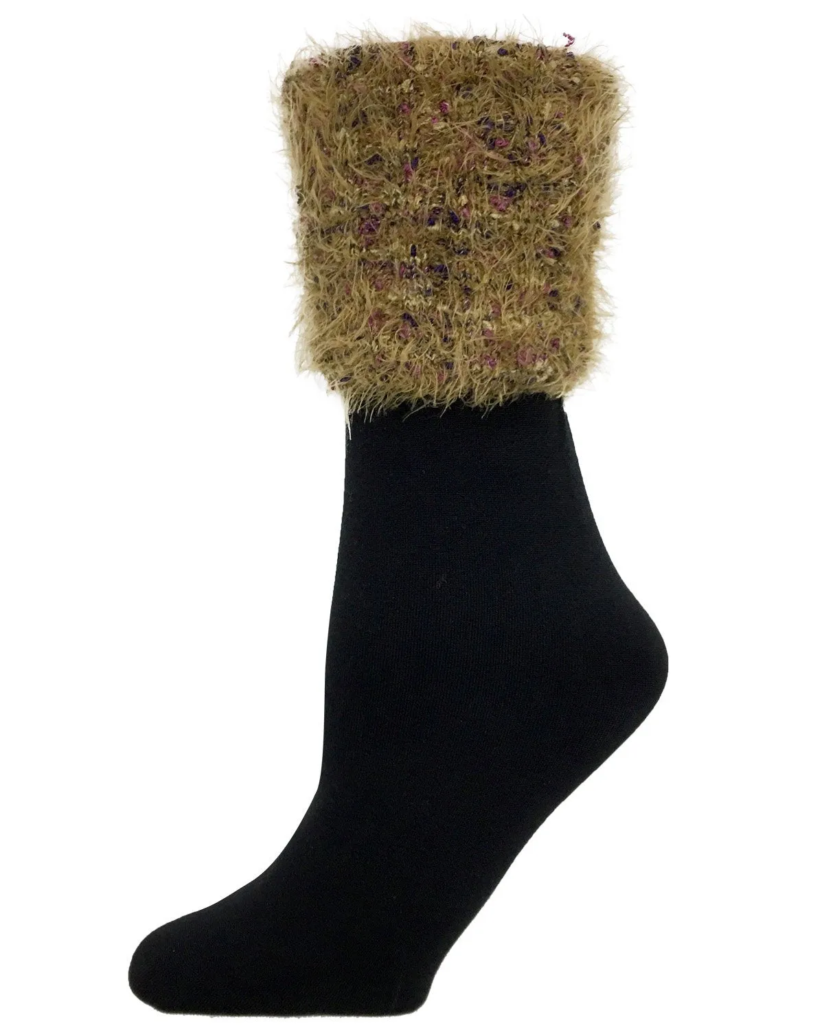 Manchester Fleece-Lined Wide Cuff Crew Socks