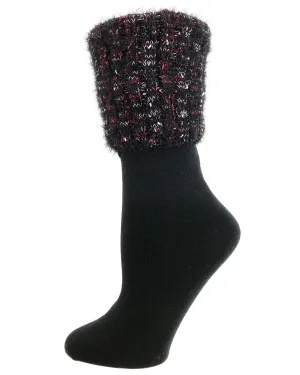 Manchester Fleece-Lined Wide Cuff Crew Socks