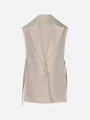 Marc Ellis gilet kids bianco lungo