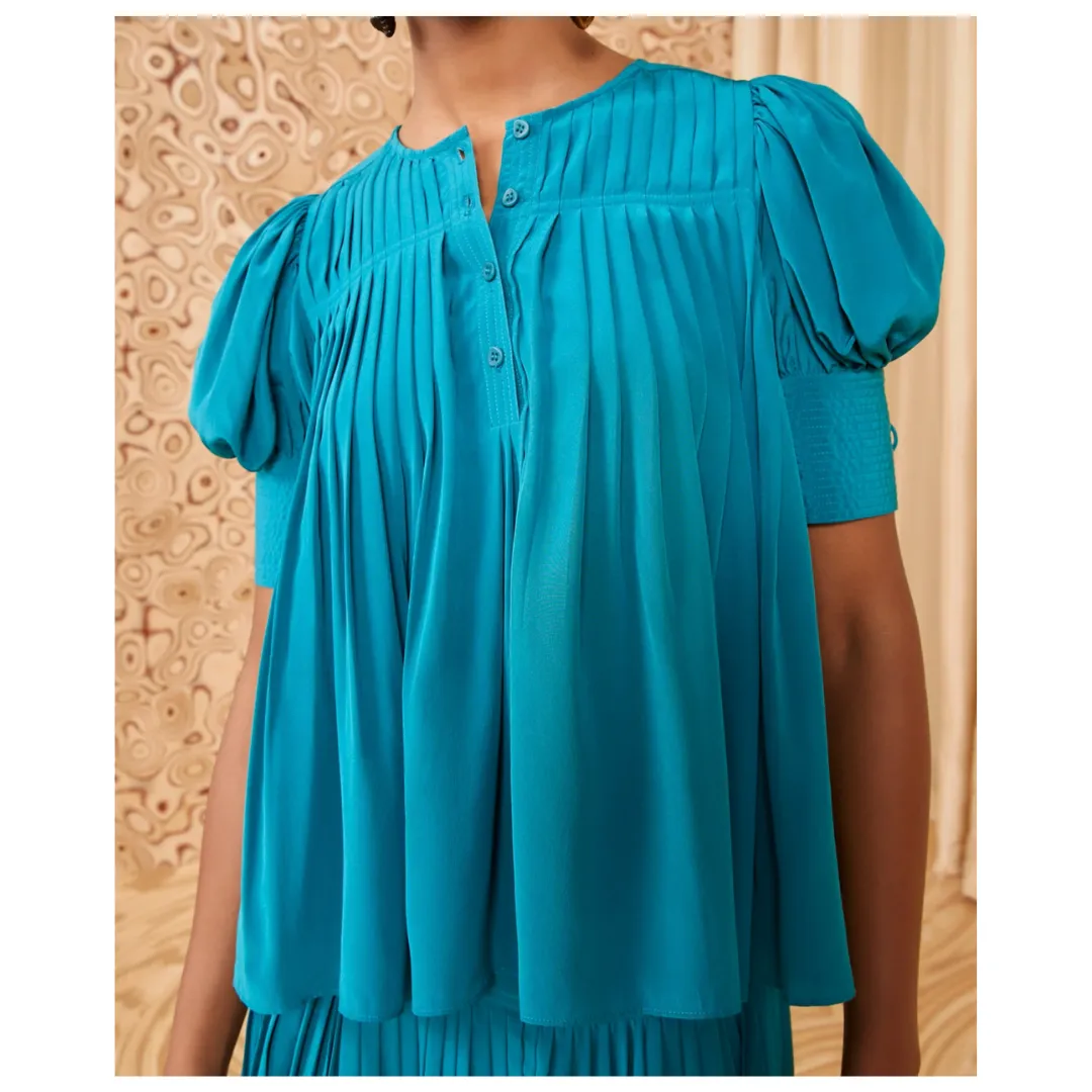 Marion Blouse in Jade