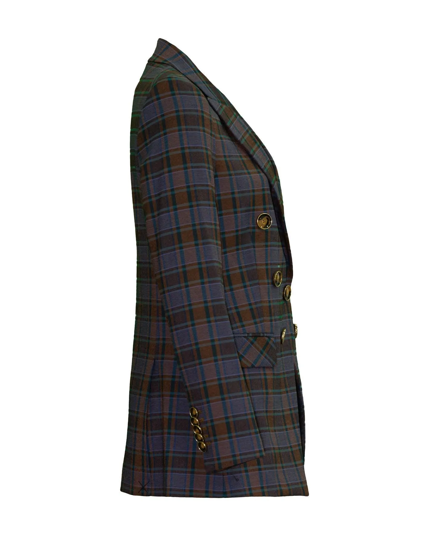 Matteo Dickey Jacket Blue Check