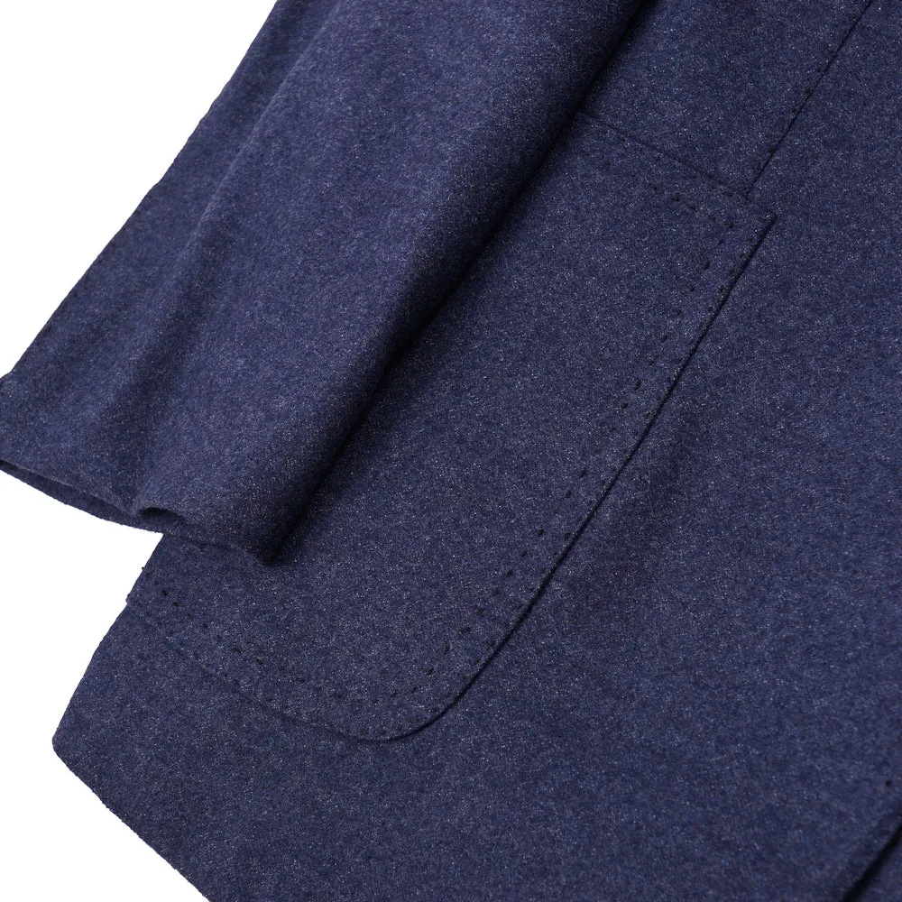 Mauro Blasi Blue Flannel Wool Suit