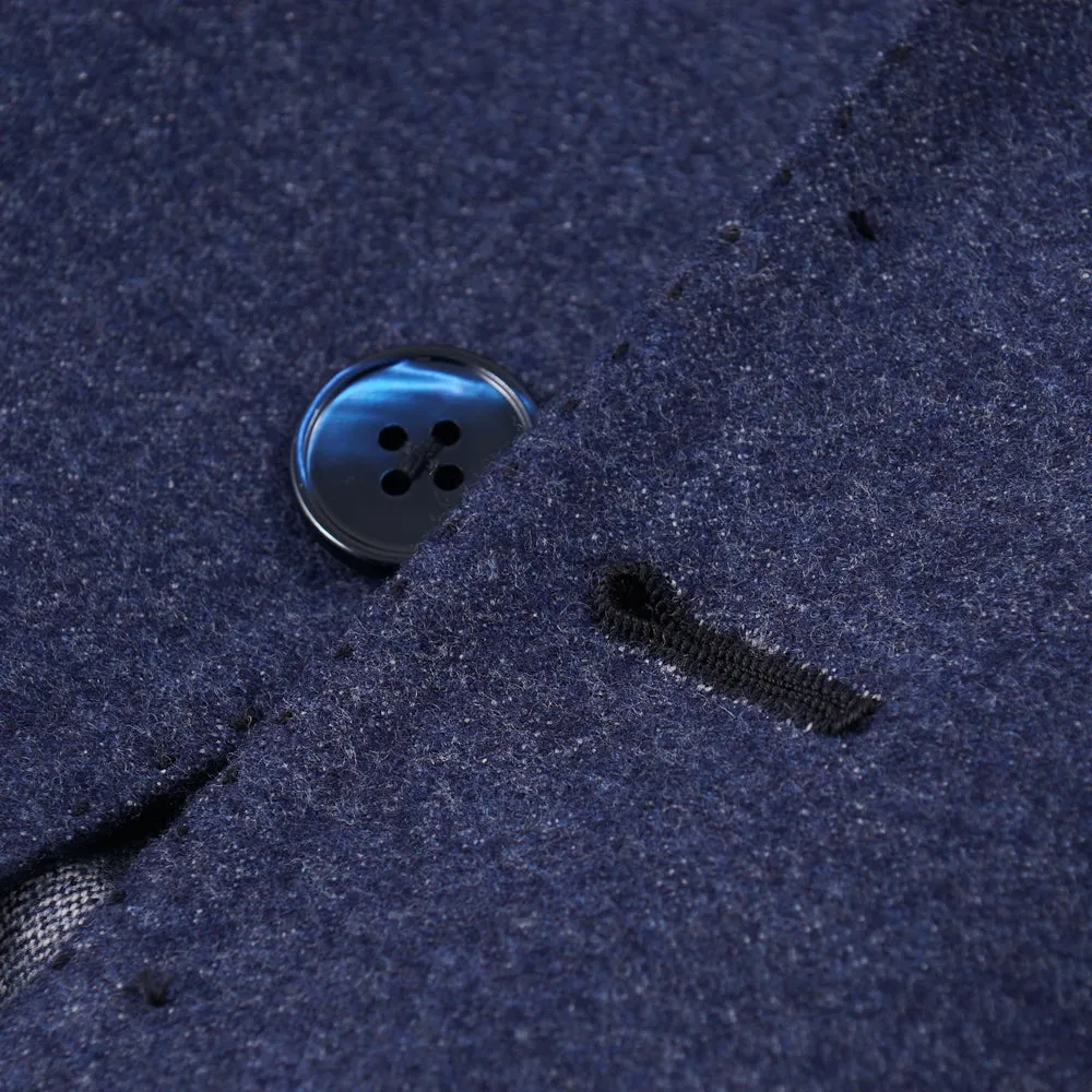 Mauro Blasi Blue Flannel Wool Suit