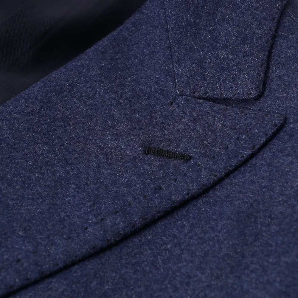 Mauro Blasi Blue Flannel Wool Suit