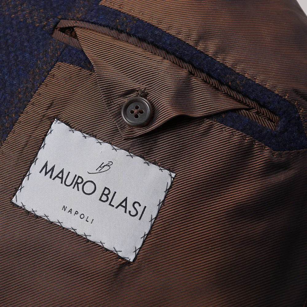 Mauro Blasi Windowpane Check Wool Sport Coat