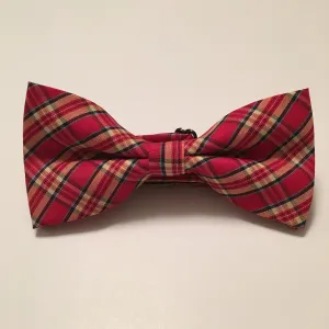 Men Bow Ties - Red Plaid