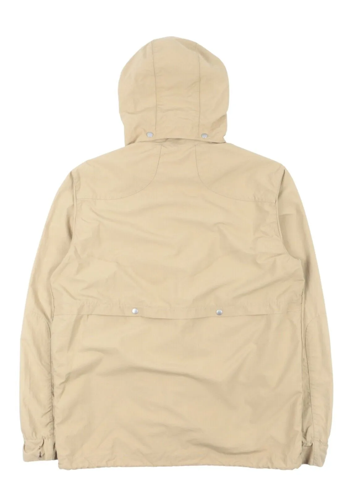 Men's FOLK Beige Hooded Outdoor Windrunner Jacket Size 3