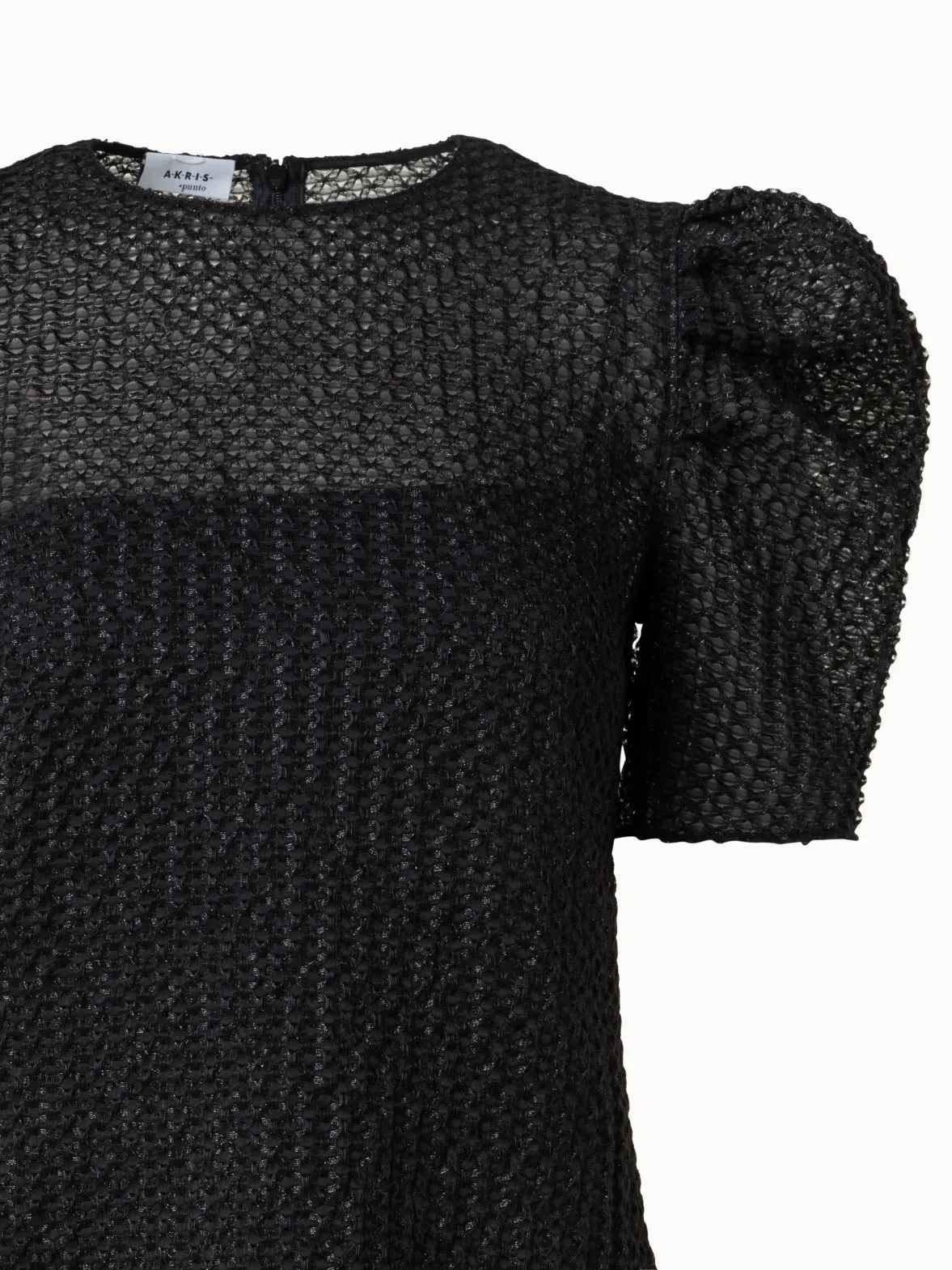 Metallic 3D Organzino Blouse