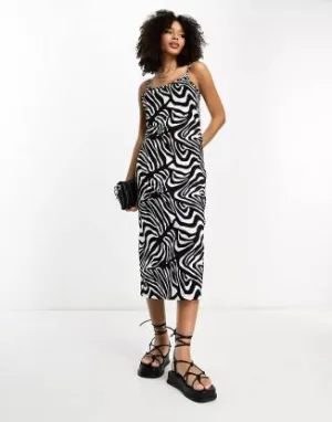 Midnight Animal Print Bodycon Dress
