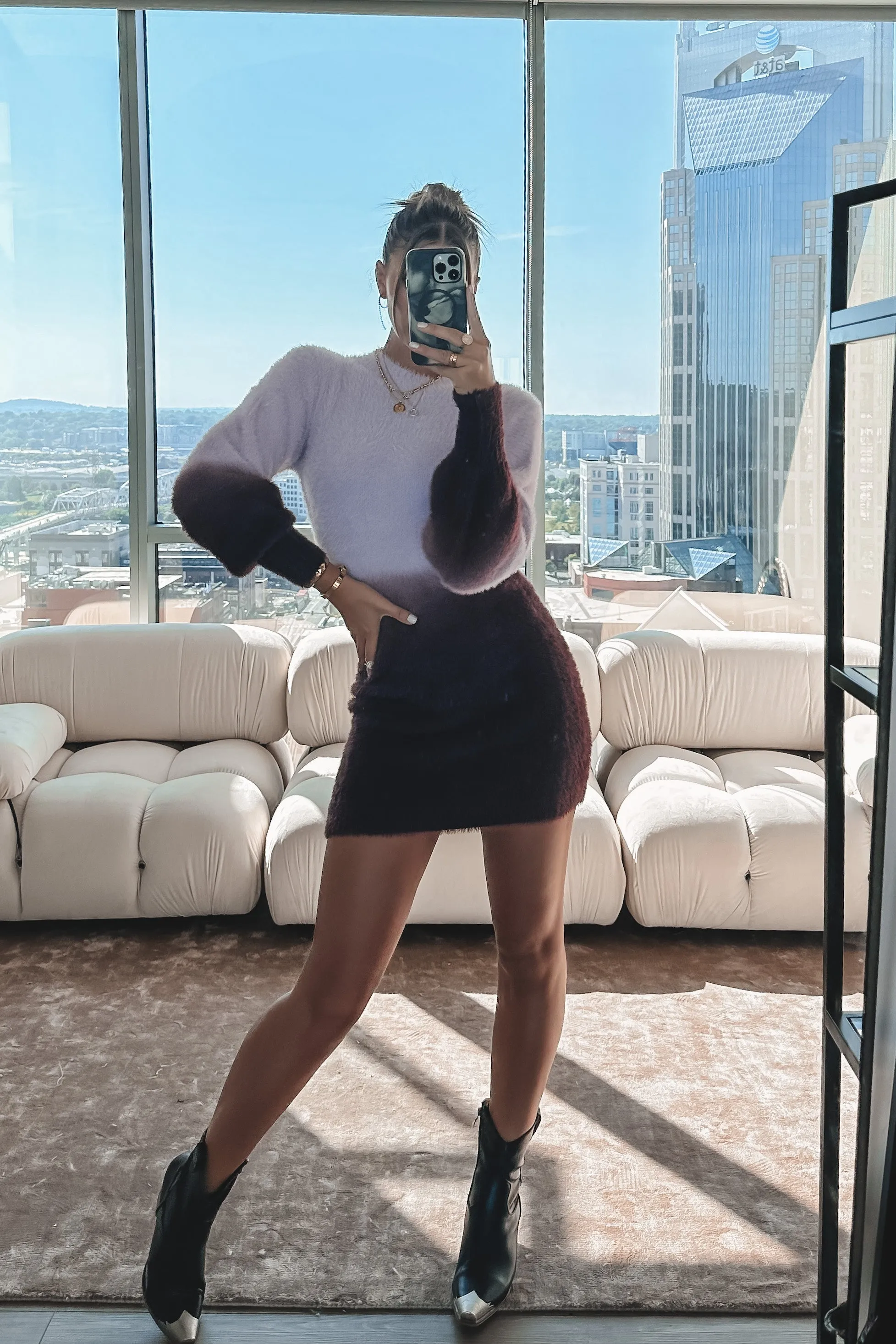 MINKPINK Nola Dip Dyed Sweater