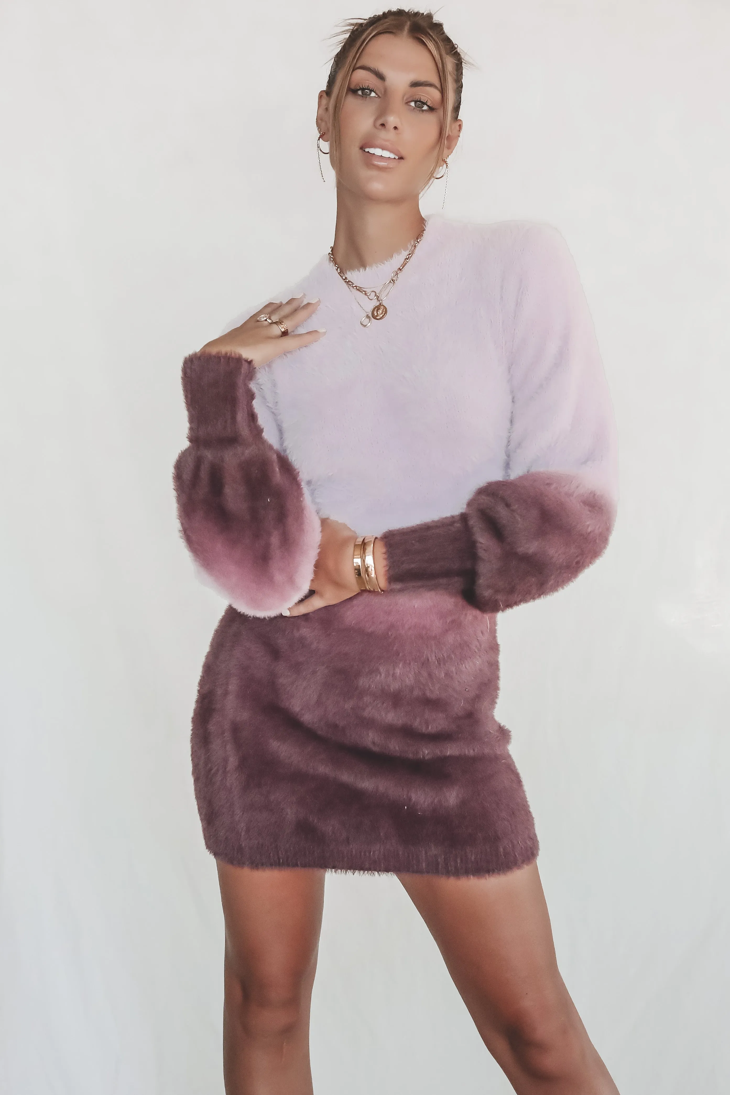 MINKPINK Nola Dip Dyed Sweater