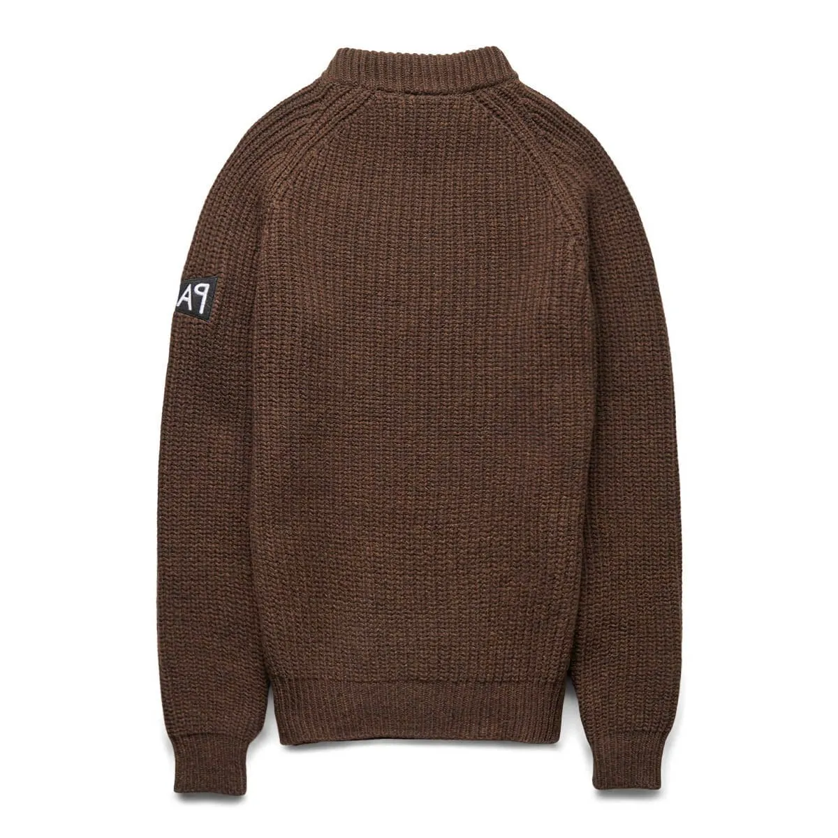 MIRRORED FLAG LOGO KNITTED POLO