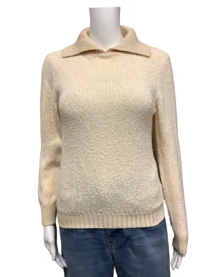 Misha & Puff Collared Neck Ribbed Sweater w/Tags Size: S