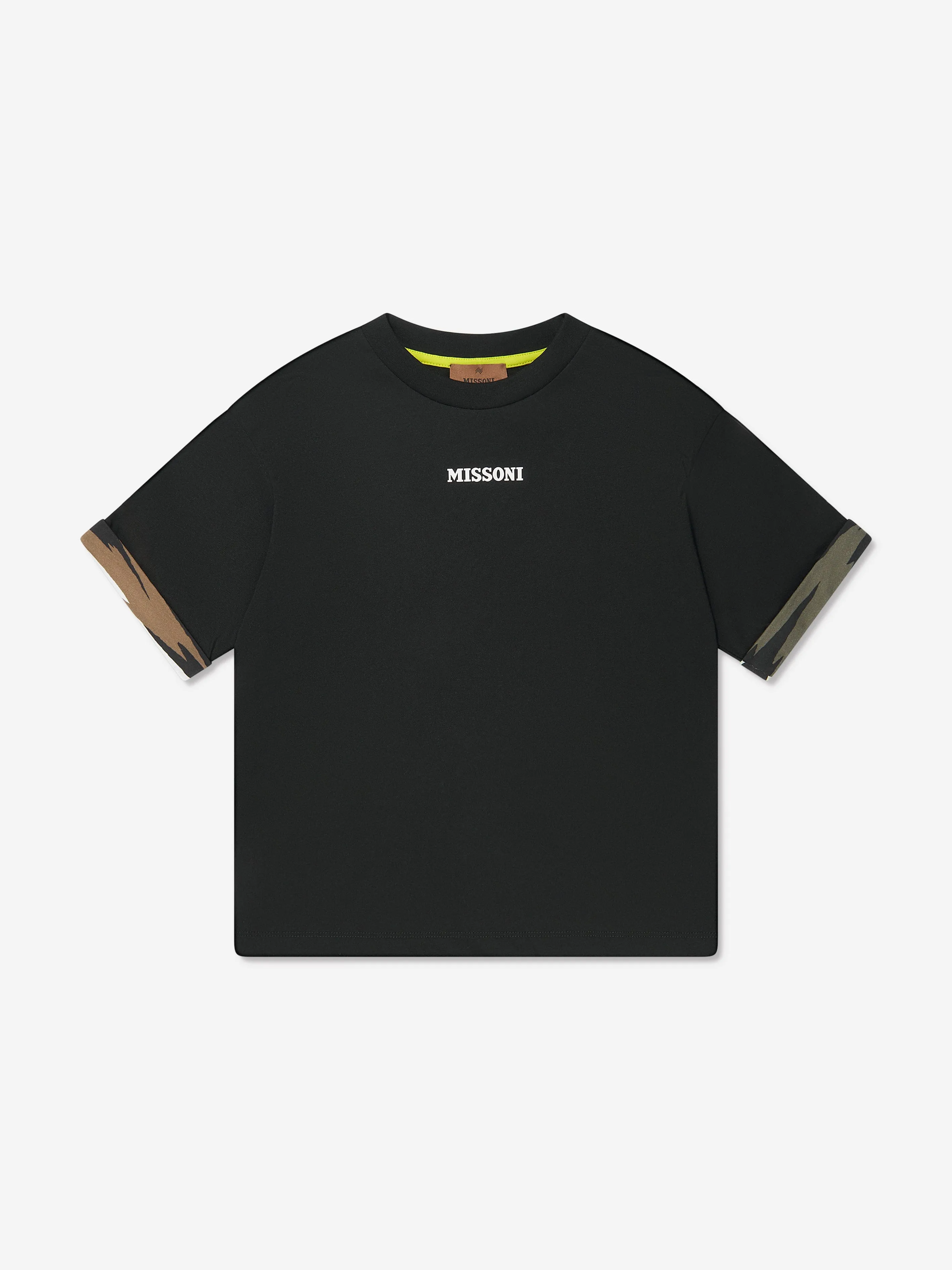 Missoni Boys Logo T-Shirt in Black