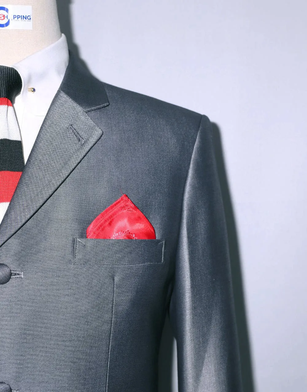 Mod Fashion Silver Tonic Suit