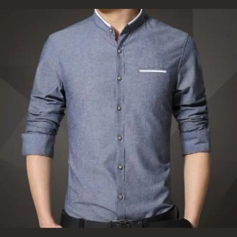 Modern Mandarin Shirt for Men