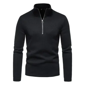 Modern Quarter-Zip Sweater for Stylish Comfort and Versatility