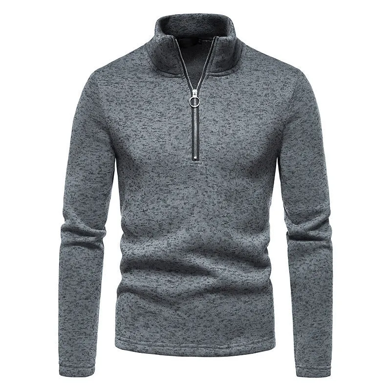 Modern Quarter-Zip Sweater for Stylish Comfort and Versatility